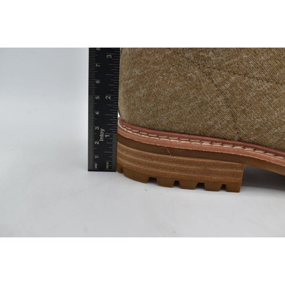 Sofft Womens Size 7 Landee Heathered Caramel Lace Up Knit Combat Boots Shoes - Picture 10 of 12